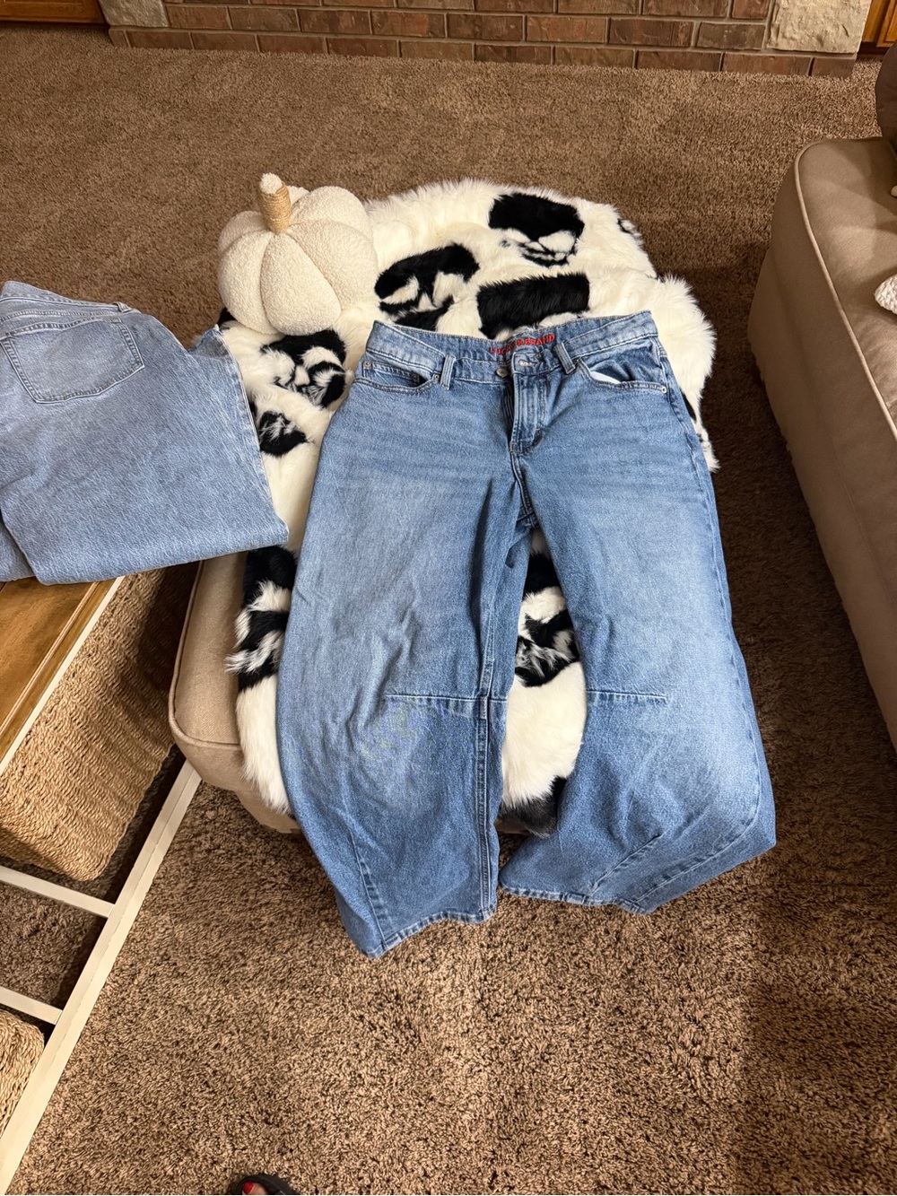 Lucky Brand Light Blue Barrel Wide Leg Jeans